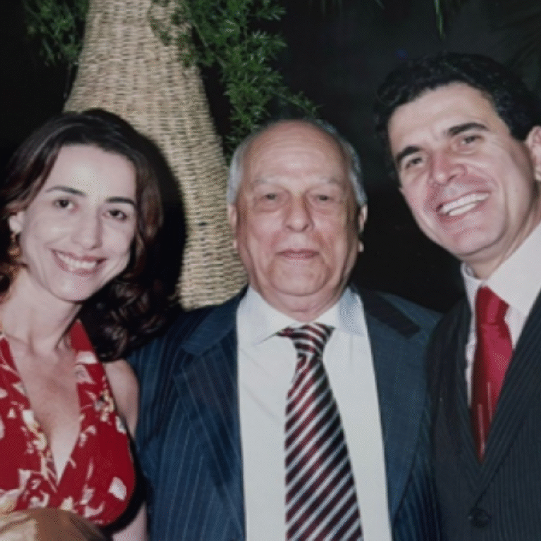Ivelise Ferreira, produtora e membra da Academia Brasileira de Cinema, cineasta e produtor Nelson Pereira dos Santos com Wilson Borges do Labocine.